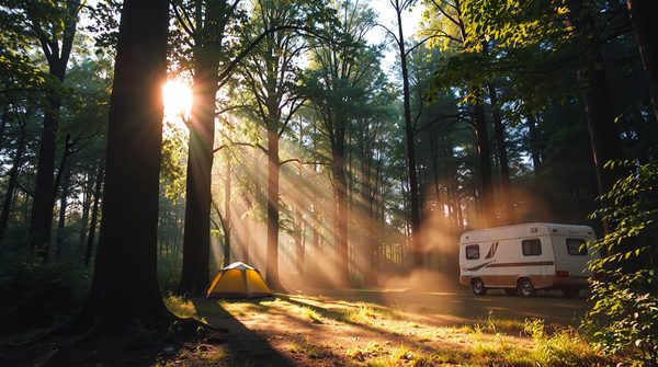 Camping dans les landes : vos vacances au cœur de la nature